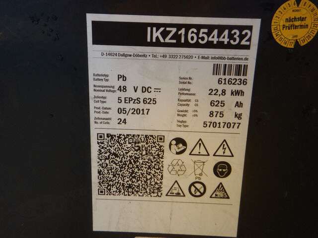 Carrello elevatore JUNGHEINRICH EFG 316k DUPLEX Batterie 05/2017 4. Ventilsteurung - Photo 11