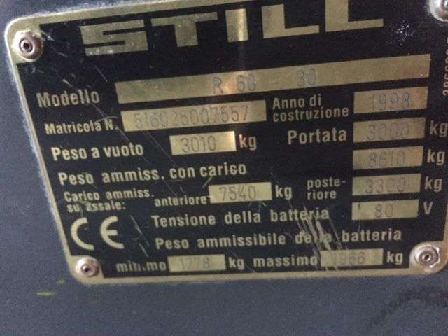 Carrello elevatore STILL R 60-30 - Photo 10